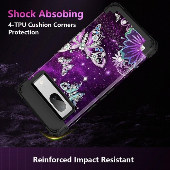 Rancase for Google Pixel 7 5G Case,Three Layer Heavy Duty Shockproof with 2 Temp - Picture 2 of 3